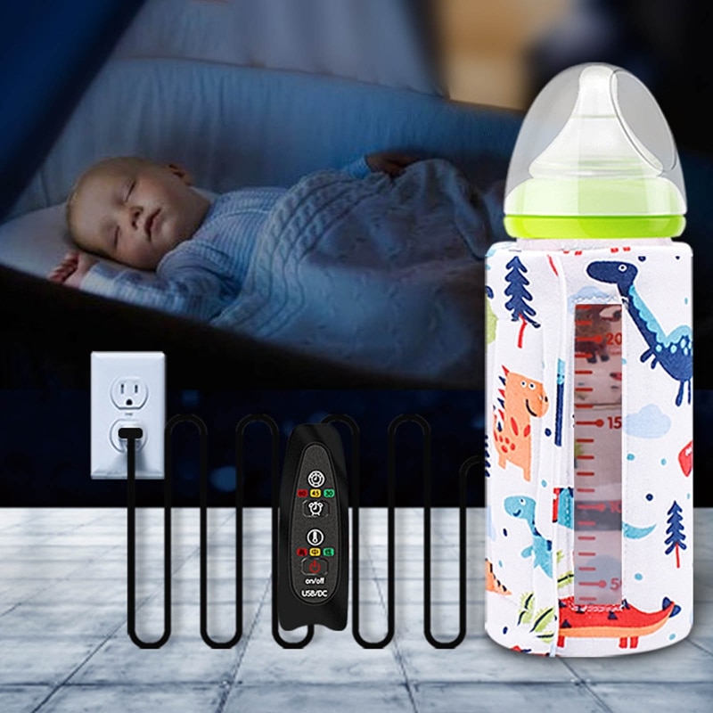 Tragbarer Flaschenwärmer für Babyflaschen - Stromnetz